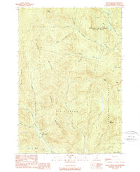 Mount Pisgah 1989 topographic map thumbnail