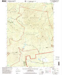 Mount Tripyramid 1995 topographic map thumbnail