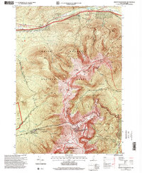 Mount Washington 1995 topographic map thumbnail