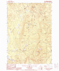Mt. Cardigan 1987 topographic map thumbnail