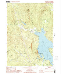 Newfound Lake 1998 topographic map thumbnail