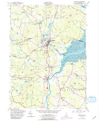 Newmarket 1956 topographic map thumbnail