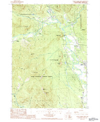 North Conway West 1987 topographic map thumbnail