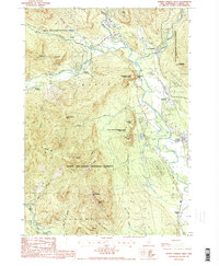 North Conway West 1987 topographic map thumbnail