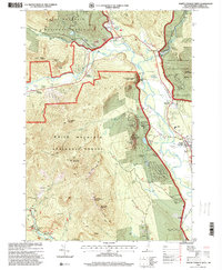 North Conway West 1995 topographic map thumbnail