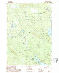 Ossipee 1987 topographic map thumbnail