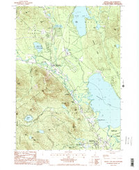 Ossipee Lake 1987 topographic map thumbnail