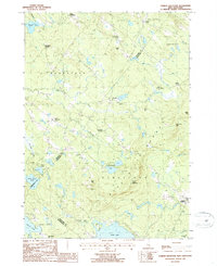 Parker Mountain 1987 topographic map thumbnail