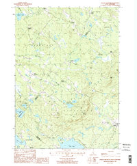 Parker Mountain 1987 topographic map thumbnail