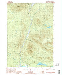 Percy Peaks 1988 topographic map thumbnail