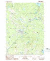 Pittsfield 1987 topographic map thumbnail