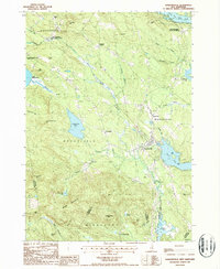 Sanbornville 1987 topographic map thumbnail