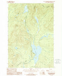 Second Connecticut Lake 1989 topographic map thumbnail