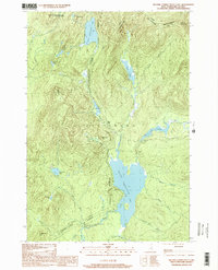 Second Connecticut Lake 1997 topographic map thumbnail