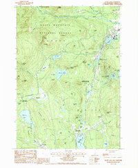 Silver Lake 1987 topographic map thumbnail