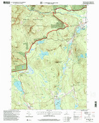 Silver Lake 1995 topographic map preview