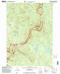 Smarts Mountain 1996 topographic map thumbnail
