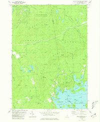 Squam Mountains 1980 topographic map thumbnail