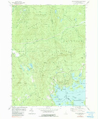 Squam Mountains 1980 topographic map thumbnail