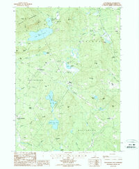 Tuftonboro 1987 topographic map thumbnail