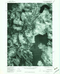 Umbagog Lake North 1976 topographic map thumbnail