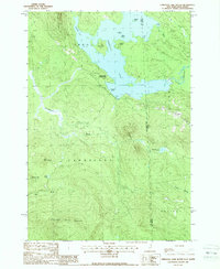 Umbagog Lake South 1988 topographic map thumbnail