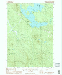 Umbagog Lake South 1988 topographic map thumbnail
