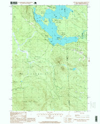 Umbagog Lake South 1995 topographic map thumbnail