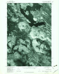 Umbagog Lake South 1976 topographic map thumbnail