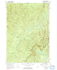 Wild River 1970 topographic map thumbnail