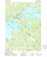 Wolfeboro 1987 topographic map thumbnail