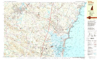 Exeter 1992 topographic map thumbnail
