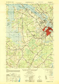 Portsmouth 1952 topographic map thumbnail