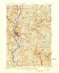 Bellows Falls 1930 topographic map thumbnail
