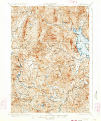 Cardigan 1930 topographic map thumbnail