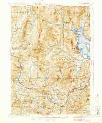 Cardigan 1930 topographic map thumbnail