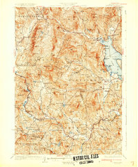 Cardigan 1930 topographic map thumbnail