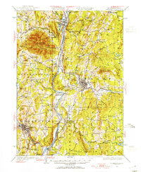 Claremont 1926 topographic map thumbnail