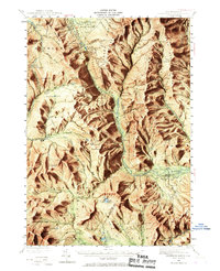 Crawford Notch 1946 topographic map thumbnail