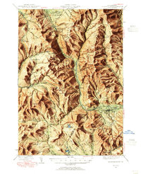 Crawford Notch 1946 topographic map thumbnail