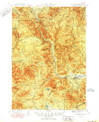 Crawford Notch 1950 topographic map thumbnail