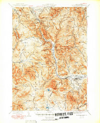 Crawford Notch 1950 topographic map thumbnail