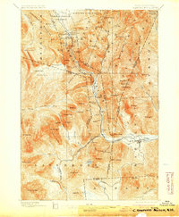 Crawford Notch 1896 topographic map thumbnail