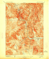 Crawford Notch 1896 topographic map thumbnail