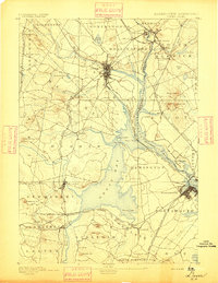 Dover 1893 topographic map preview