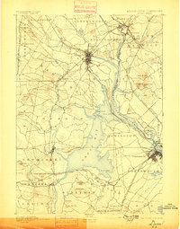 Dover 1893 topographic map thumbnail