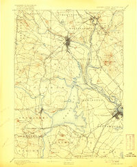 Dover 1893 topographic map thumbnail