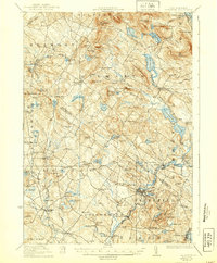 Gilmanton 1927 topographic map thumbnail