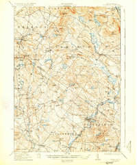 Gilmanton 1927 topographic map thumbnail