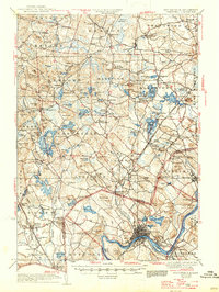 Hampstead 1935 topographic map thumbnail